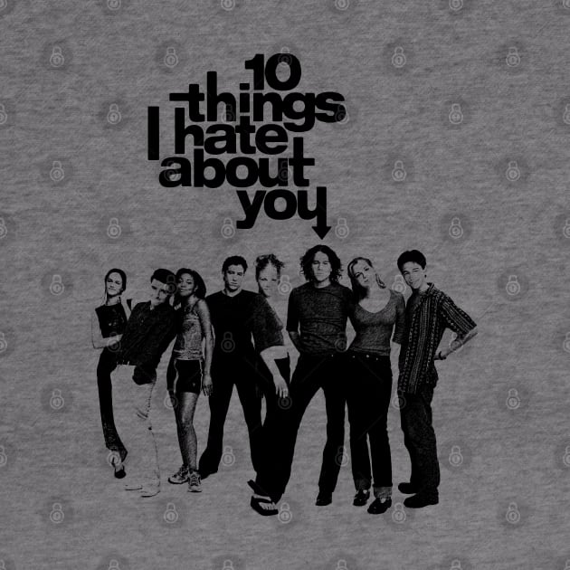 10 Things I Hate About You Pencil Drawing by Tentacle Castle